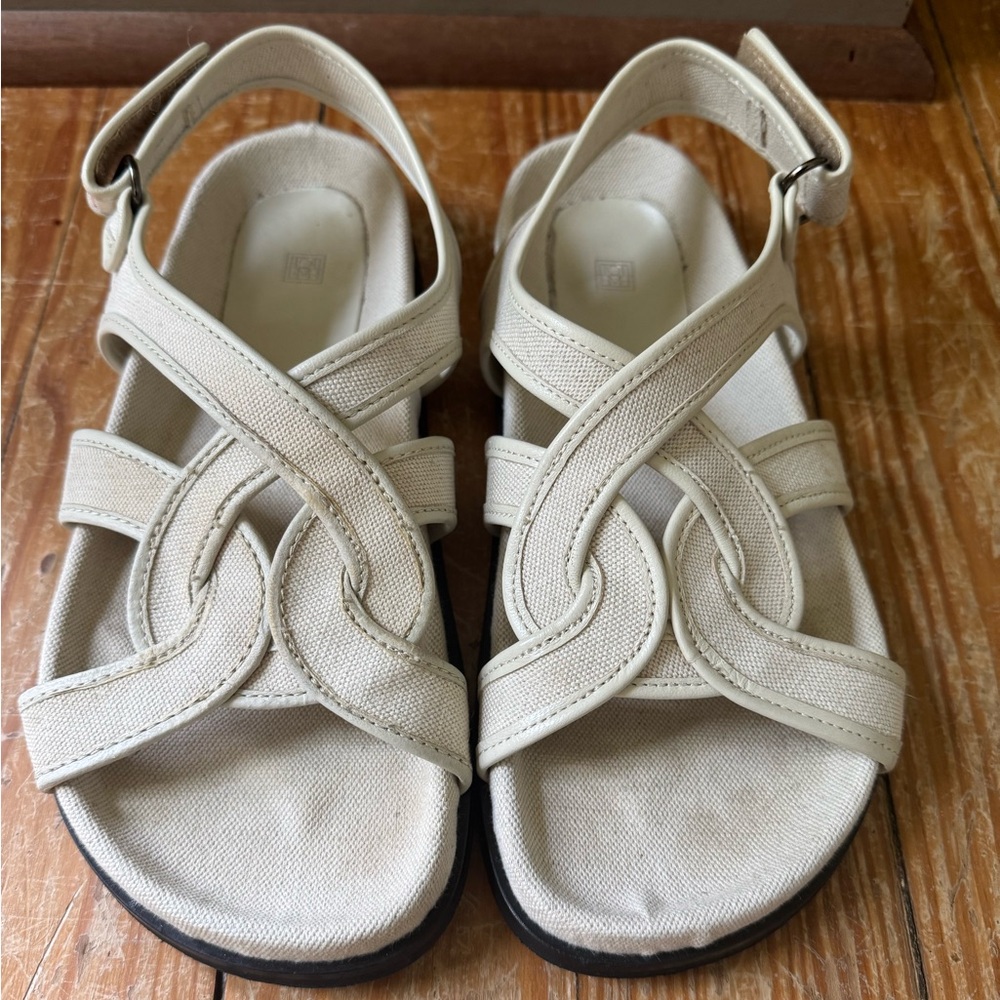 EUC Toteme Chunky Canvas Sandals Size 37